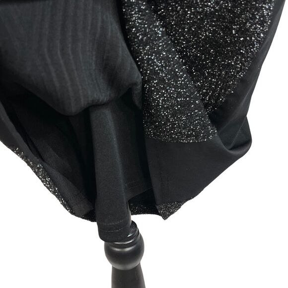 Joseph Ribkoff SZ 6 Bodycon Dress Scoop Neck 3/4 Sleeve Stretch Sparkly Glitter - Picture 7 of 10